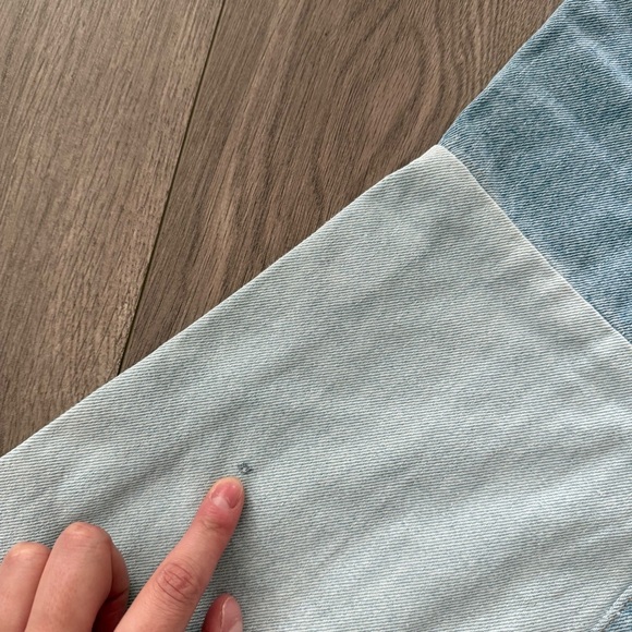 New Frame Le Panel Cropped Flare Hurley Denim Jeans - Picture 8 of 10